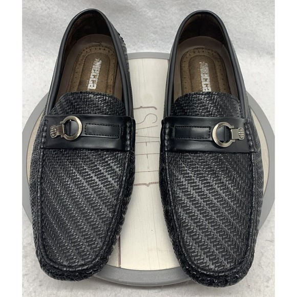 Mecca Driving Moccasins Casual Shoes Black Men’s Size US 12 Slip On Lightweight - Picture 4 of 14